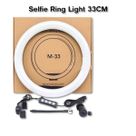 Ring Light M-33 live stream 360 degree rotated led ring light 33 cm with mobile phone