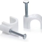 12mm Cable Wire Clips Wall Nail Clamps Straps