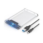Rack Laptop Sata USB Type-C - Clear