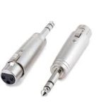 Audio Connector 6.35mm Male Stereo To XLR 3Pin Female