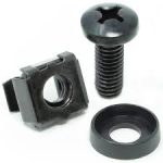 Attachable Carbon Steel Rack Mounting  Rack Screws and  for Rack Mounted Server Cabinets