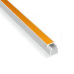 1.5cm x 1.5cm pvc trunking duct plastic wire cable plastic ducting with tape glue double face