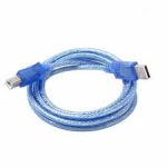 USB 2.0 A To B Male Adapter 480Mbps Data Cable For Epson Canon HP Printer Scanner Iot (awds, Blue, 3M / 9.84ft)
