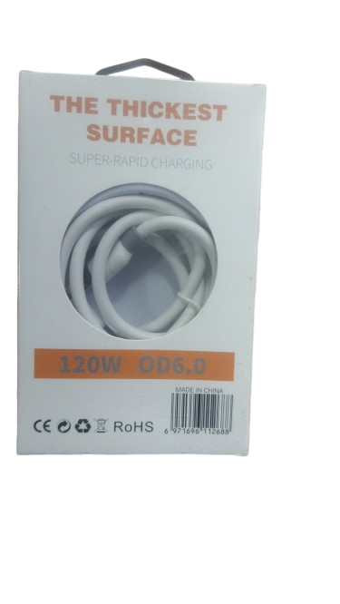 g-max charger lightning data cable 120w super thick wire hy-c609 - Image 2