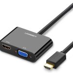 UGREEN 40744 CM101 HDMI to HDMI and VGA Converter -Black