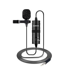 BOYA BY-M1 3.5mm Omni Lavalier Microphone For Smartphone And Cameras