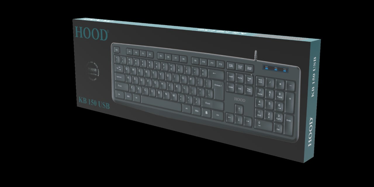 HOOD KB 150 USB Keyboard - Image 2