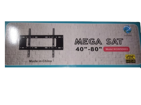 Mega Sat Wall TV Mount For- 40 -80 Inch Led Screen WGWSD003