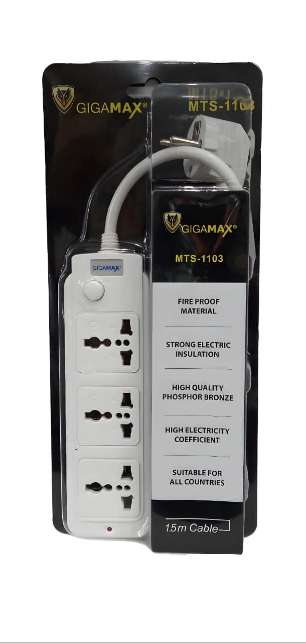 POWER STRIP GIGAMAX (MTS-1103) 3PORT