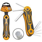INGCO Set of 8 Key Hex Pocket HHK14081