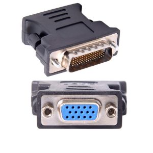 1 To 1 DMS-59 DMS59 59Pin DVI Male To 1-Port VGA Female Video Y Splitter