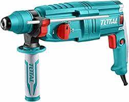 TOTAL Rotary Hammer Drill, 800 Watt, Blue - TH308268