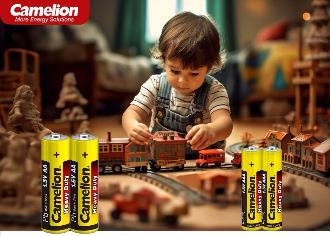 Camelion AA R6 1.5V Zinc-Carbon Batteries, 2-Pack - Image 2