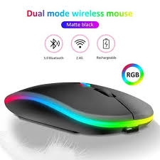 HP Wireless LED Mouse Rechargeable Slim with USB Model W10 - Image 2