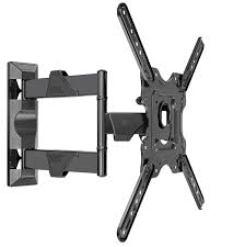 NB North Bayou p4 Full Motion TV Wall Mount for Most 32-60 Inch Computer Monitors and TVs,Adjustable Tilting, Rotating.Weight up to 60lbs (32" to 65")