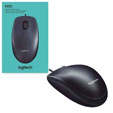 LOGITECH M90 - Wired Mouse Black USB